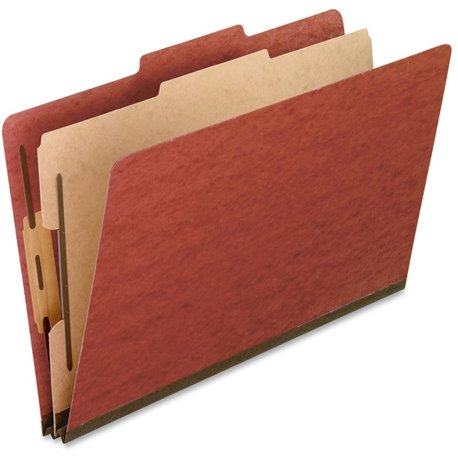 Pendaflex 2/5 Tab Cut Legal Recycled Classification Folder - 8 1/2" x 14" - 2" Expansion - 4 Fastener(s) - 2" Fastener Capacity 