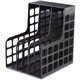 Oxford Decorack Shelf File - 2 Divider(s) - Black - Plastic - 1 Each