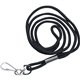 SICURIX Standard Rope Lanyard - 12 / Pack - 36" Length - Black - Nylon