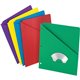 Pendaflex Slash Pocket 3-hole Project Folders - For Letter 8 1/2" x 11" Sheet - Multi - 25 / Pack