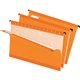 Pendaflex 1/5 Tab Cut Legal Recycled Hanging Folder - 8 1/2" x 14" - Orange - 10% Recycled - 25 / Box