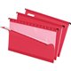 Pendaflex 1/5 Tab Cut Legal Recycled Hanging Folder - 8 1/2" x 14" - Red - 10% Recycled - 25 / Box