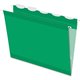 Pendaflex Ready-Tab 1/5 Tab Cut Letter Recycled Hanging Folder - 8 1/2" x 11" - Bright Green - 10% Recycled - 25 / Box