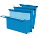 Pendaflex SureHook Legal Recycled Hanging Folder - 8 1/2" x 14" - 3" Expansion - Blue - 10% Recycled - 25 / Box