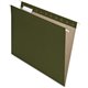 Pendaflex 1/5 Tab Cut Letter Recycled Hanging Folder - 8 1/2" x 11" - Green - 100% Recycled - 25 / Box