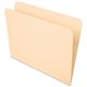 Pendaflex Essentials Letter Recycled Top Tab File Folder - 8 1/2" x 11" - 3/4" Expansion - Manila - Manila - 10% Recycled - 100 