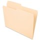 Pendaflex Essentials 1/2 Tab Cut Letter Recycled Top Tab File Folder - 8 1/2" x 11" - 3/4" Expansion - Top Tab Location - Assort