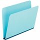 Pendaflex Letter Recycled Top Tab File Folder - 8 1/2" x 11" - 1" Expansion - Tyvek, Pressboard - Blue - 60% Recycled - 25 / Box