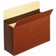 Pendaflex Letter Recycled Expanding File - 8 1/2" x 11" - 5 1/4" Expansion - Tyvek - Brown - 10% Recycled - 10 / Box