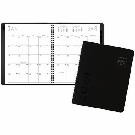 At-A-Glance Appointment Book Planner - Julian Dates - Daily - 1 Year - January 2024 - December 2024 - 7:00 AM to 9:00 PM - Half-