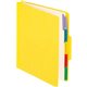 Pendaflex 1/3 Tab Cut Letter Recycled Organizer Folder - 8 1/2" x 11" - 2" Expansion - Center Tab Position - 5 Divider(s) - Yell