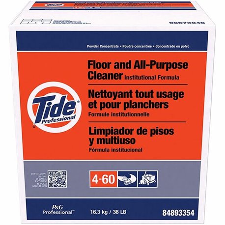 Tide Professional Floor All Purpose Cleaner - For Fiberglass, Plastic, Wood, Stainless Steel - 576 oz (36 lb) - 1 / Carton