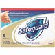 Safeguard Deodorant Bar Soap - 4 oz - Bath, Skin - Clear - 48 / Carton