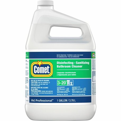 Comet Disinfecting Bathroom Cleaner - For Multipurpose - 128 fl oz (4 quart) - 1 Each - Disinfectant, Non-abrasive, Pleasant Sce