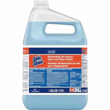 Spic and Span Disinfecting All-Purpose Spray and Glass Cleaner - For Multipurpose - Concentrate - 128 fl oz (4 quart) - 1 Each -