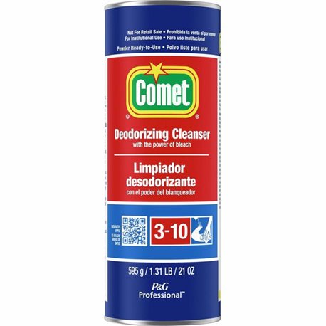 Comet Deodorizing Cleanser - For Hard Surface, Toilet Bowl, Tile, Tub, Sink, Chrome, Stainless Steel, Fiberglass, Marble - 21 oz