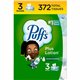 Puffs Plus Lotion Facial Tissue - 2 Ply8.40" - White - 124 Per Box - 3 / Pack