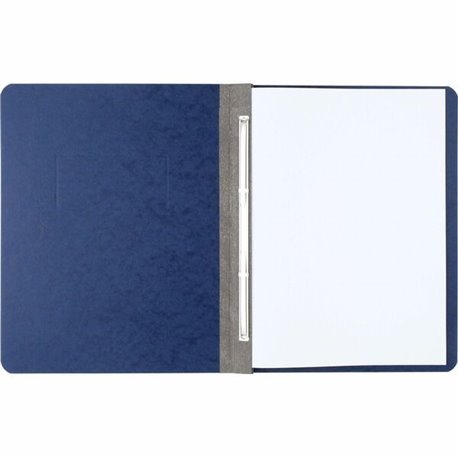 ACCO Presstex Letter Recycled Report Cover - 3" Folder Capacity - 8 1/2" x 11" - Dark Blue - 30% Recycled - 1 Each