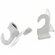 Baumgartens Suspended Ceiling Hooks - 30 lb (13.61 kg) Capacity - 2" Size - for Plant - White - 2 / Pack