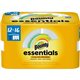 Bounty Essentials Select-A-Size Paper Towels - 12 Big Rolls  16 Regular - 2 Ply - 83 Sheets/Roll - White - 12 / Carton