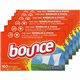 Bounce Dryer Sheets - Sheet - Outdoor Fresh Scent - 160 / Box - 960 / Carton - Orange