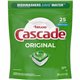 Cascade ActionPacs Original Dish Detergent - For Dishwasher - Fresh Scent - 25 / Pack - No-mess, Easy to Use, Phosphate-free - W