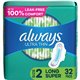 Always Flexi-Wing Ultra Thin Pads - WithWings - 32 / Pack - Anti-leak, Absorbent, Odor-absorbing