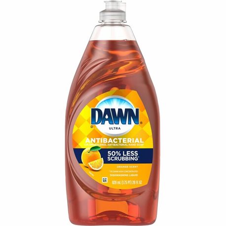 Dawn Ultra Antibacterial Dish Soap - 28 fl oz (0.9 quart) - Citrus Scent - 1 Each - Antibacterial, Residue-free, Streak-free - O