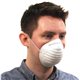 ProGuard Disposable Nontoxic Dust Mask - Pollen, Dust, Grass Protection - Polypropylene - White - Disposable, Elastic Band - 50 