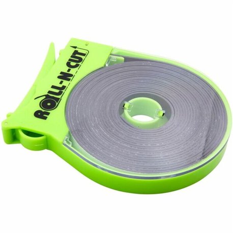 Zeus Magnetic Tape with Self-Cutting Dispenser - 15 ft Length x 0.50" Width - Dispenser Included - For Calendar, Mount Picture/P