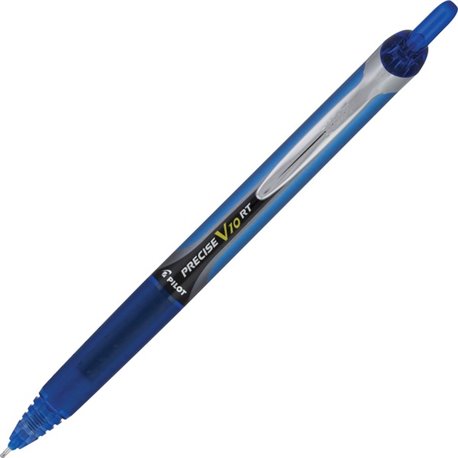 PRECISE V10 RT Retractable Pen - Retractable - Blue - 1 Dozen