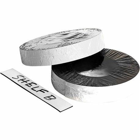 Zeus Magnetic Labeling Tape - 16.67 yd Length x 1" Width - For Labeling, Marking - 1 / Roll - White