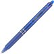 Pilot FriXion .7mm Clicker Erasable Gel Pens - Fine Pen Point - 0.7 mm Pen Point Size - Retractable - Blue Gel-based Ink - 1 Doz