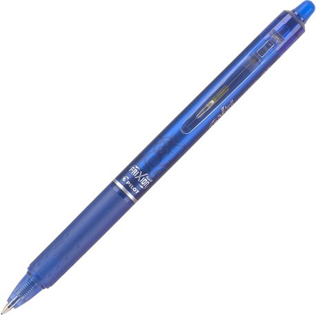 Pilot FriXion .7mm Clicker Erasable Gel Pens - Fine Pen Point - 0.7 mm Pen Point Size - Retractable - Blue Gel-based Ink - 1 Doz