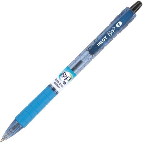 Pilot Bottle to Pen (B2P) B2P Recycled Retractable Ballpoint Pens - Fine Pen Point - 0.7 mm Pen Point Size - Refillable - Retrac