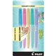 Pilot FriXion Light Pastel Erasable Highlighters - Chisel Marker Point Style - Yellow, Pink, Green, Purple, Blue - 5 / Pack