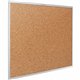Quartet Classic Series Bulletin Board - 48" Height x 96" Width - Brown Natural Cork Surface - Heavy-gauge, Self-healing, Heavy D