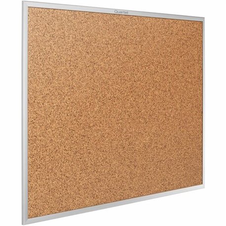 Quartet Classic Series Bulletin Board - 48" Height x 96" Width - Brown Natural Cork Surface - Heavy-gauge, Self-healing, Heavy D