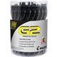 G2 Retractable Gel Ink Pens with Black Ink - Fine Pen Point - 0.7 mm Pen Point Size - Refillable - Retractable - Black - Black B