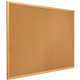 Quartet Classic Series Cork Bulletin Board - 24" Height x 36" Width - Brown Natural Cork Surface - Self-healing, Flexible, Durab