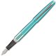 Pilot MR Retro Pop Fountain Pen - Fine Pen Point - Refillable - Black Gel-based Ink - Turquoise Barrel - 1 Each