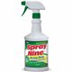 Spray Nine Heavy-Duty Cleaner/Degreaser w/Disinfectant - 32 fl oz (1 quart)Bottle - 12 / Carton - Disinfectant, Water Based, Pet