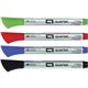 Quartet Premium Glass Board Dry-erase Markers - Fine Marker Point - Black, Blue, Red, Green Liquid Ink - 4 / Pack