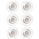 Quartet Large Glass Board Magnets - 6 / Pack - Clear