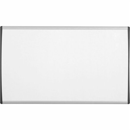 Quartet Arc Cubicle Magnetic Whiteboard - 24" (2 ft) Width x 14" (1.2 ft) Height - White Painted Steel Surface - Silver Aluminum