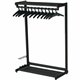 Quartet Two-Shelf Garment Rack - Freestanding - 12 Hangers Included - Contemporary/Modern - 48" Width x 61.5" Height - Black