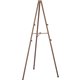 Quartet Steel Tripod Display Easel - 72" Height x 1" Width x 4" Depth - Floor - Steel - Bronze