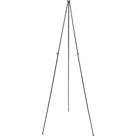 Quartet Instant Easel - 5 lb Load Capacity - 63" Height - Steel - Black