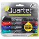 Quartet EnduraGlide Dry-Erase Markers - Fine Marker Point - Red, Green, Black, Blue - 4 / Set