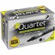 Quartet EnduraGlide Dry-Erase Markers - Chisel Marker Point Style - Black - Transparent Barrel - 1 Dozen